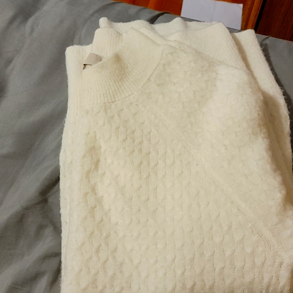 LOFT Mock Neck Sweater